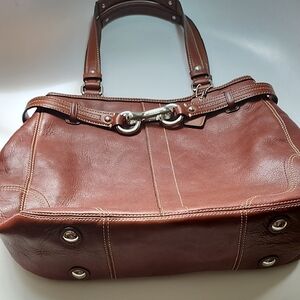 Coach- Brown Leather Handbag